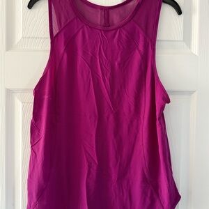 Lululemon Athletica Magenta Tank Top